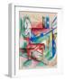 Landscape with Animals, 1913-Franz Marc-Framed Giclee Print