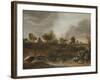 Landscape with Animals-Cornelis Saftleven-Framed Art Print