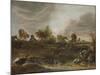 Landscape with Animals-Cornelis Saftleven-Mounted Art Print