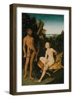 Landscape with Apollo and Diana, 1530-Lucas Cranach the Elder-Framed Giclee Print