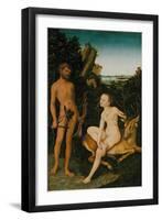 Landscape with Apollo and Diana, 1530-Lucas Cranach the Elder-Framed Giclee Print