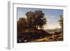 Landscape with Apollo and the Muses, 1652-Claude Lorraine-Framed Giclee Print