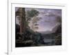 Landscape with Ascanius Shooting the Stag of Sylvia, 17th Century-Claude Lorraine-Framed Giclee Print