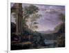 Landscape with Ascanius Shooting the Stag of Sylvia, 17th Century-Claude Lorraine-Framed Giclee Print