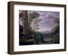 Landscape with Ascanius Shooting the Stag of Sylvia, 17th Century-Claude Lorraine-Framed Giclee Print