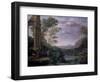 Landscape with Ascanius Shooting the Stag of Sylvia, 17th Century-Claude Lorraine-Framed Giclee Print