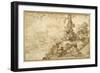 Landscape with Astrology-Domenico Campagnola-Framed Giclee Print