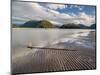 Landscape with Baker River and hills, Aysen Province, Chile-Panoramic Images-Mounted Photographic Print
