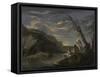 Landscape with Bathers, c.1660-Salvator Rosa-Framed Stretched Canvas