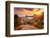 Landscape with Beautiful View on Mountain Valley and Tree, Blue Sky and Sea at Sunrise. Travel Back-Denis Belitsky-Framed Photographic Print