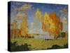 Landscape with Birch Trees-Konstantin Ivanovich Gorbatov-Stretched Canvas