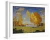 Landscape with Birch Trees-Konstantin Ivanovich Gorbatov-Framed Giclee Print