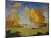 Landscape with Birch Trees-Konstantin Ivanovich Gorbatov-Mounted Giclee Print