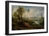 Landscape with Birdcatcher-Peter Paul Rubens-Framed Giclee Print
