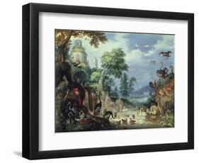 Landscape with Birds, 1628-Roelandt Jacobsz. Savery-Framed Giclee Print