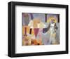 Landscape with Black Columns-Paul Klee-Framed Art Print