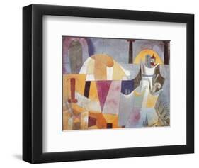 Landscape with Black Columns-Paul Klee-Framed Art Print