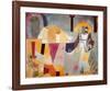 Landscape with Black Columns-Paul Klee-Framed Art Print