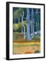 Landscape with Blue Trees (Paysage Aux Troncs Bleu), 1892-Paul Gauguin-Framed Giclee Print