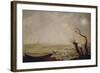 Landscape with Boat Amid the Ice-Carl Gustav Carus-Framed Giclee Print