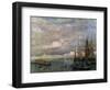 Landscape with Boats, Late 19th or Early 20th Century-Karl Hagemeister-Framed Giclee Print