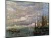 Landscape with Boats, Late 19th or Early 20th Century-Karl Hagemeister-Mounted Giclee Print