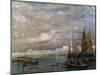 Landscape with Boats, Late 19th or Early 20th Century-Karl Hagemeister-Mounted Giclee Print