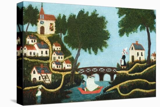 Landscape with Bridge-Henri Rousseau-Stretched Canvas
