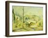 Landscape with Bridge-Pierre-Auguste Renoir-Framed Giclee Print