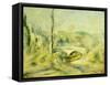 Landscape with Bridge-Pierre-Auguste Renoir-Framed Stretched Canvas