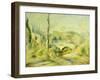 Landscape with Bridge-Pierre-Auguste Renoir-Framed Giclee Print