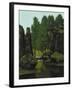 Landscape with Brook and Rocks-Gustave Courbet-Framed Giclee Print