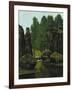 Landscape with Brook and Rocks-Gustave Courbet-Framed Giclee Print