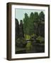 Landscape with Brook and Rocks-Gustave Courbet-Framed Giclee Print