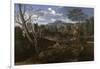 Landscape with Buildings, 1648-1650-Nicolas Poussin-Framed Giclee Print