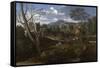 Landscape with Buildings, 1648-1650-Nicolas Poussin-Framed Stretched Canvas