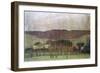 Landscape with Buildings, 1898-Fernand Maglin-Framed Giclee Print