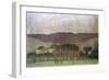 Landscape with Buildings, 1898-Fernand Maglin-Framed Giclee Print