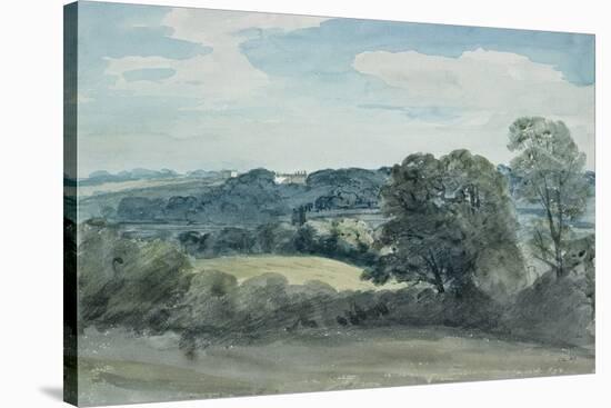 Landscape with Buildings in the Distance-John Constable-Stretched Canvas