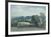 Landscape with Buildings in the Distance-John Constable-Framed Giclee Print