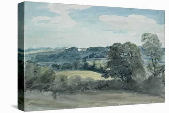 Landscape with Buildings in the Distance-John Constable-Stretched Canvas