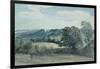 Landscape with Buildings in the Distance-John Constable-Framed Giclee Print