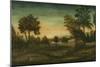 Landscape with Buildings, late 18th century-American School-Mounted Giclee Print