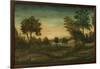 Landscape with Buildings, late 18th century-American School-Framed Giclee Print