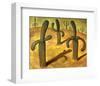 Landscape with Cacti-Diego Rivera-Framed Premium Giclee Print