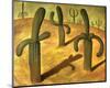 Landscape with Cacti-Diego Rivera-Mounted Premium Giclee Print