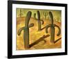 Landscape with Cacti-Diego Rivera-Framed Premium Giclee Print