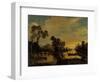 Landscape with Canal, 1643-Aert van der Neer-Framed Giclee Print