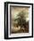 Landscape with Carriage or House Beyond the Trees-Paulus Potter-Framed Giclee Print