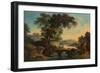 Landscape with Castle and Bridge-John Oldfield-Framed Giclee Print